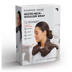 Sharper Image Heated Neck Shoulder Wrap