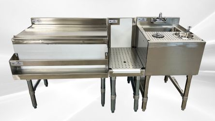 NSF Stainless S Combination Cocktail Station 60 ins FS301218