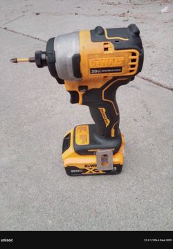 DeWalt 20v brushless impact driver.