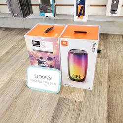 New JBL Pulse 5 Bluetooth Speaker - 90 DAY WARRANTY - $1 DOWN - NO CREDIT NEEDED 