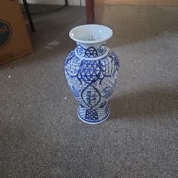 Blue And White Porcelain China Vase
