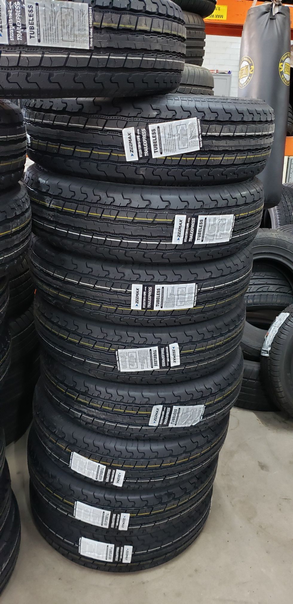 225/75/15 NEW TRAILER TIRES 10PLY FOR 300 DOLLARS WITH EVERYTHING INCLUDED TAX INCLUDED FINANCING AVAILABLE NO CREDIT CHECK, 90 DAYS SAME AS CASH