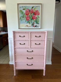 Henry Link Bali Hai Tallboy dresser
