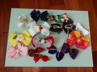 Assorted Fabric Hair Bows