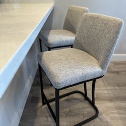 Gray 24” Counter / Bar Stool - Set of 2