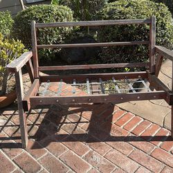 Outdoor 2 seater bench