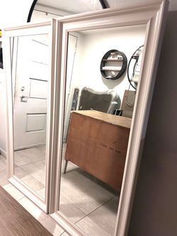 Pair Of Matching IKEA Hemnes Mirrors