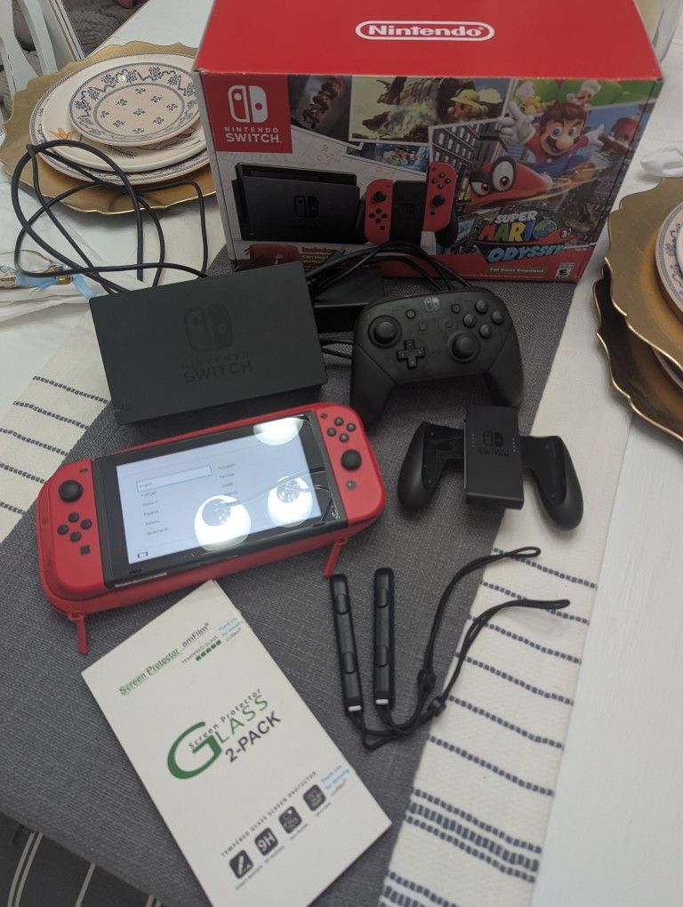 Nintendo Switch Super Mario Odyssey Console Set