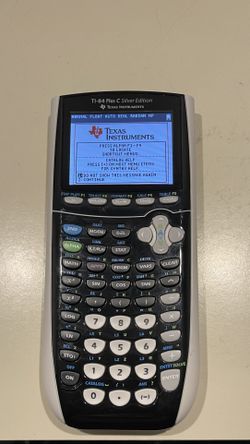 ti-84 plus c silver edition graphics calculator
