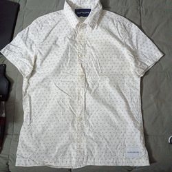 Calvin Klein Jeans short sleeve button up  size  Medium