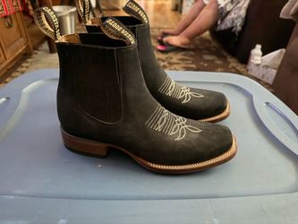 Carreta Boots Black Western Chelsea Boots  men’s size 8  women’s size 9
