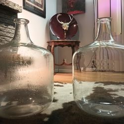 Vintage 12 gallon PYREX carboy jugs