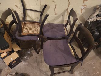 Wooden chairs that need a little glue