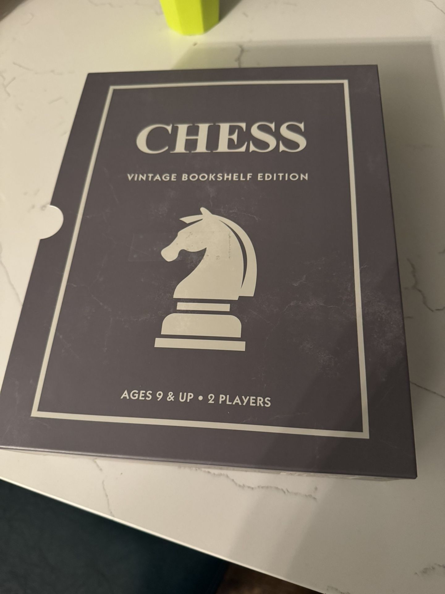 Bookshelf Chess Set