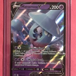 Hatterene V SWSH055 - Full Art Promo Ultra Rare Pokemon Card