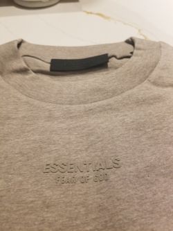 New XL Essentials Fear of God Core Heather T Shirt (Over Sized Fits Like 2XL)