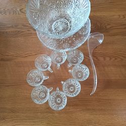 Anchor Hocking Punch Bowl Set 