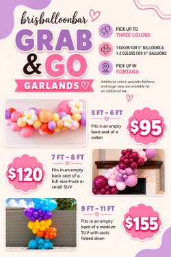 Grab & Go Balloon Garlands ✨