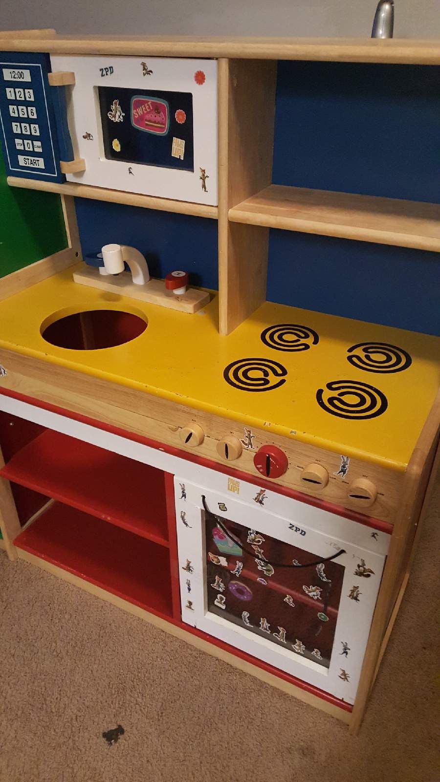 Wooden kitchen play $9 OBO
