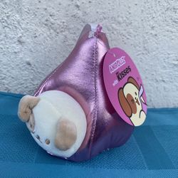 Anirollz Hershey Pink Kisses With Plush Stuffed Puppy Dog