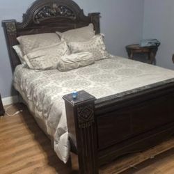 Dark Cherry Bedroom Set 
