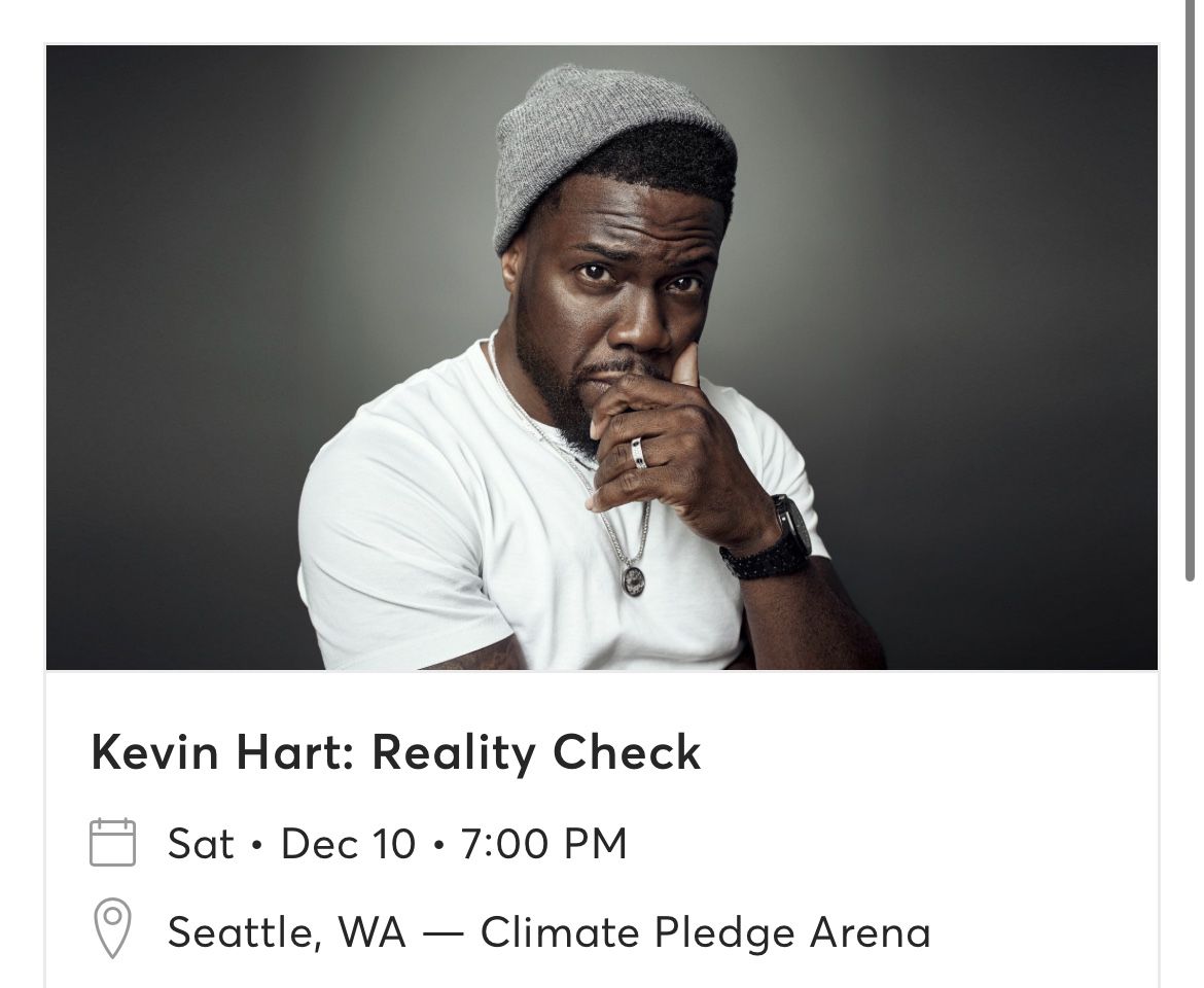 Kevin Hart Seattle Tickets (2)