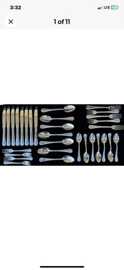 Disney Winnie Pooh Classic Butterfly Stainless Flatware 31 Pc Fork Knife Spoons
