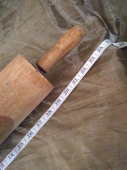 Antique Solid Wood Farmhouse 24" XL Rolling Pin