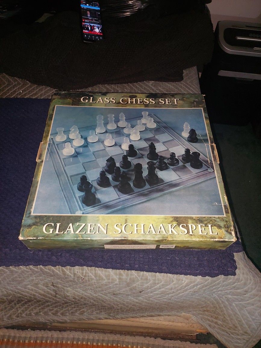 Glass Chess Set