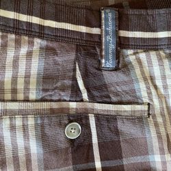 Tommy Bahamas Men’s Cargo Plaid Shorts Size 32 Retails $110.00