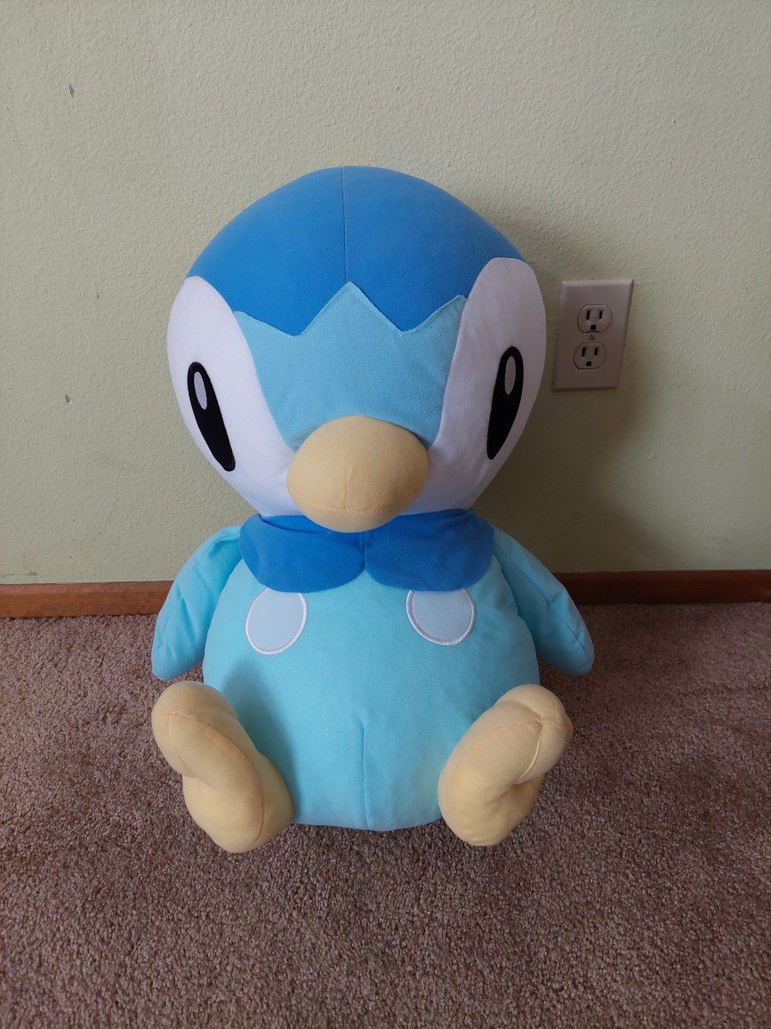 Large Pokémon Piplup Stuffed Animal Kid's Toy 