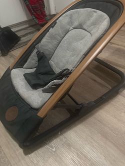 Baby Bouncer Rocker with Wooden Frame
