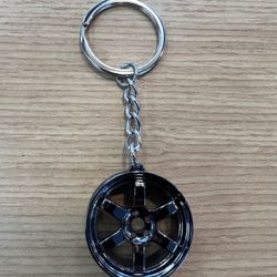 Jdm Wheel Keychain
