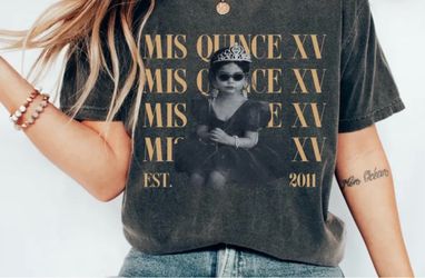Mis Quince XV Quinceañera Graphic DTF T-Shirt