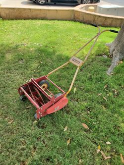 McClane manual lawn mower