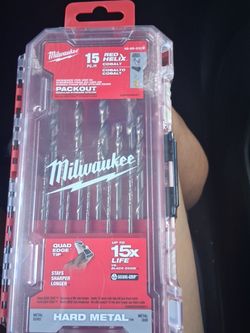 Milwaukee  15 pc. Drill bit set