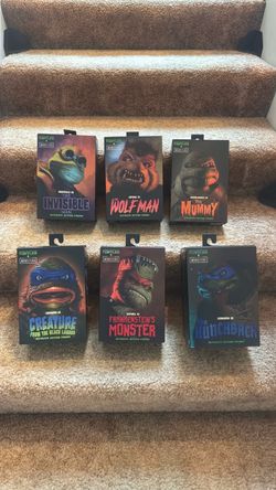 Neca”TMNT/Monsters lot(6)