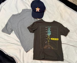 Boys shirts & Houston Astros hat