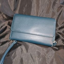 Dark green wallet
