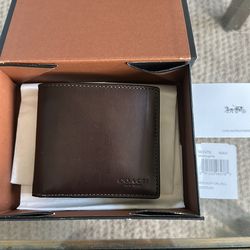 Coach wallet dbl billfold