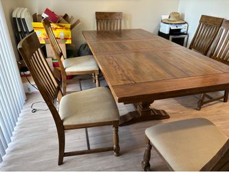 Dining room table and chairs
