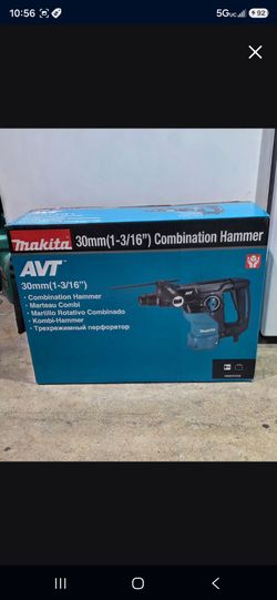 Makita AVT Rotary Hammer accepts L-Shape SDS-PLUS bits 1 3/16" new roto martilo