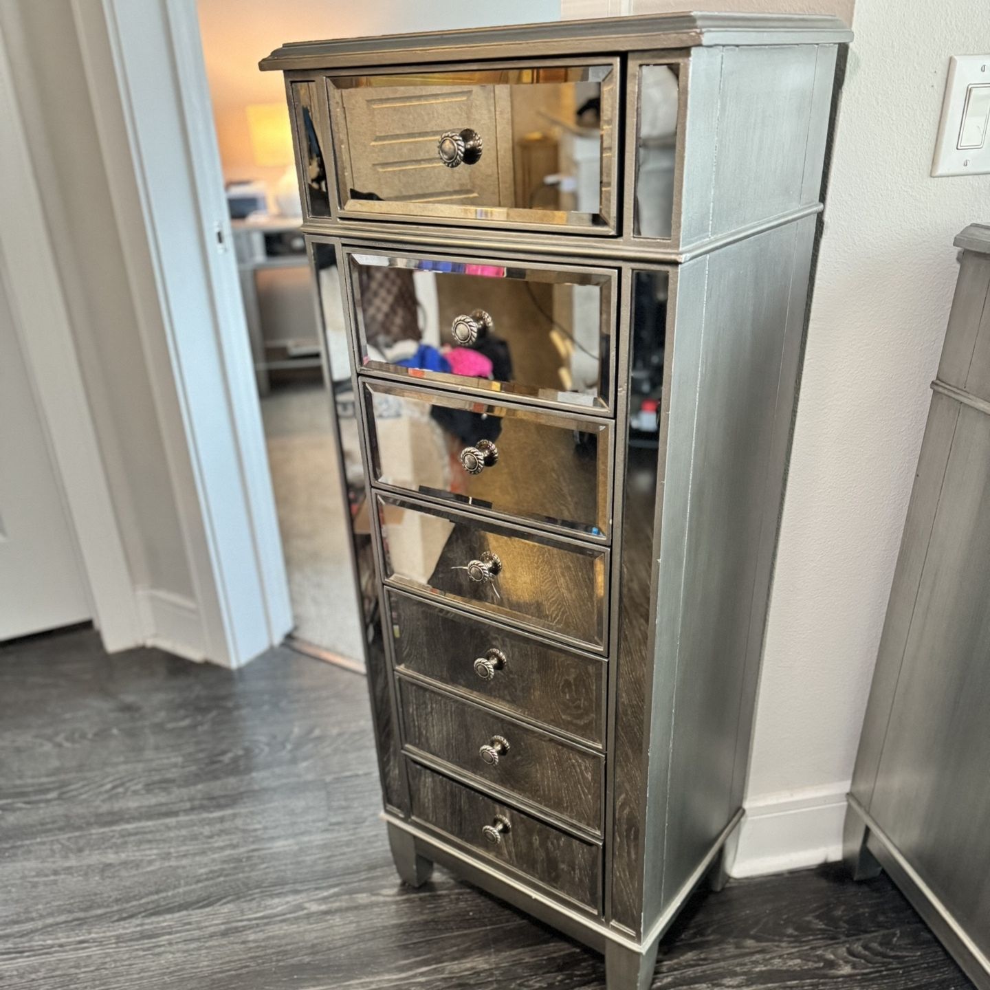 hayworth mirrored silver dresser Pier 1 Imports Hayworth Mirrored 9 Drawer Dresser | Pier 1 Imports - $355 | Kashew