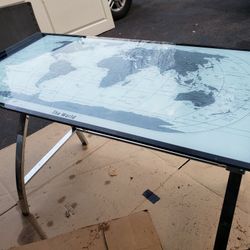 Glass Top Desk