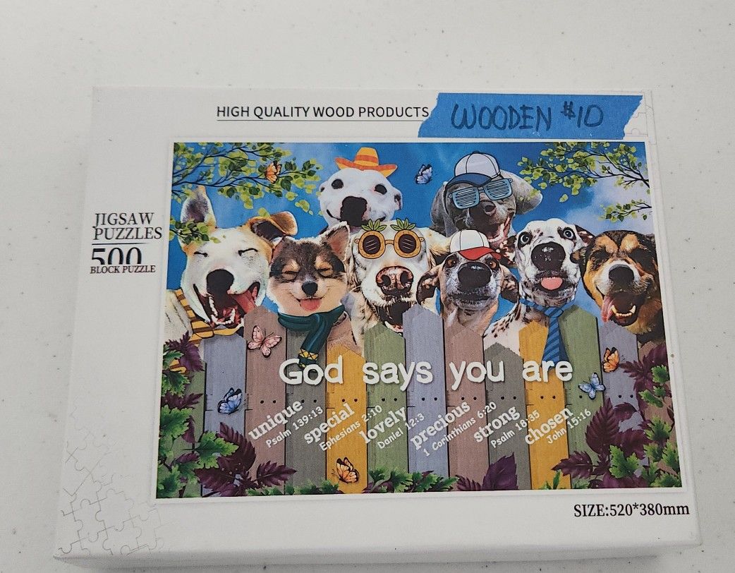 God Says You Are 500 Piece Wooden Jigsaw Puzzle