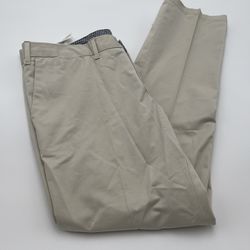 Zara Men Khaki Flat Front Pants RN77302 Size 36 NWOT