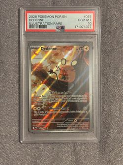 PSA 10 Dedenne #093 Pokemon card