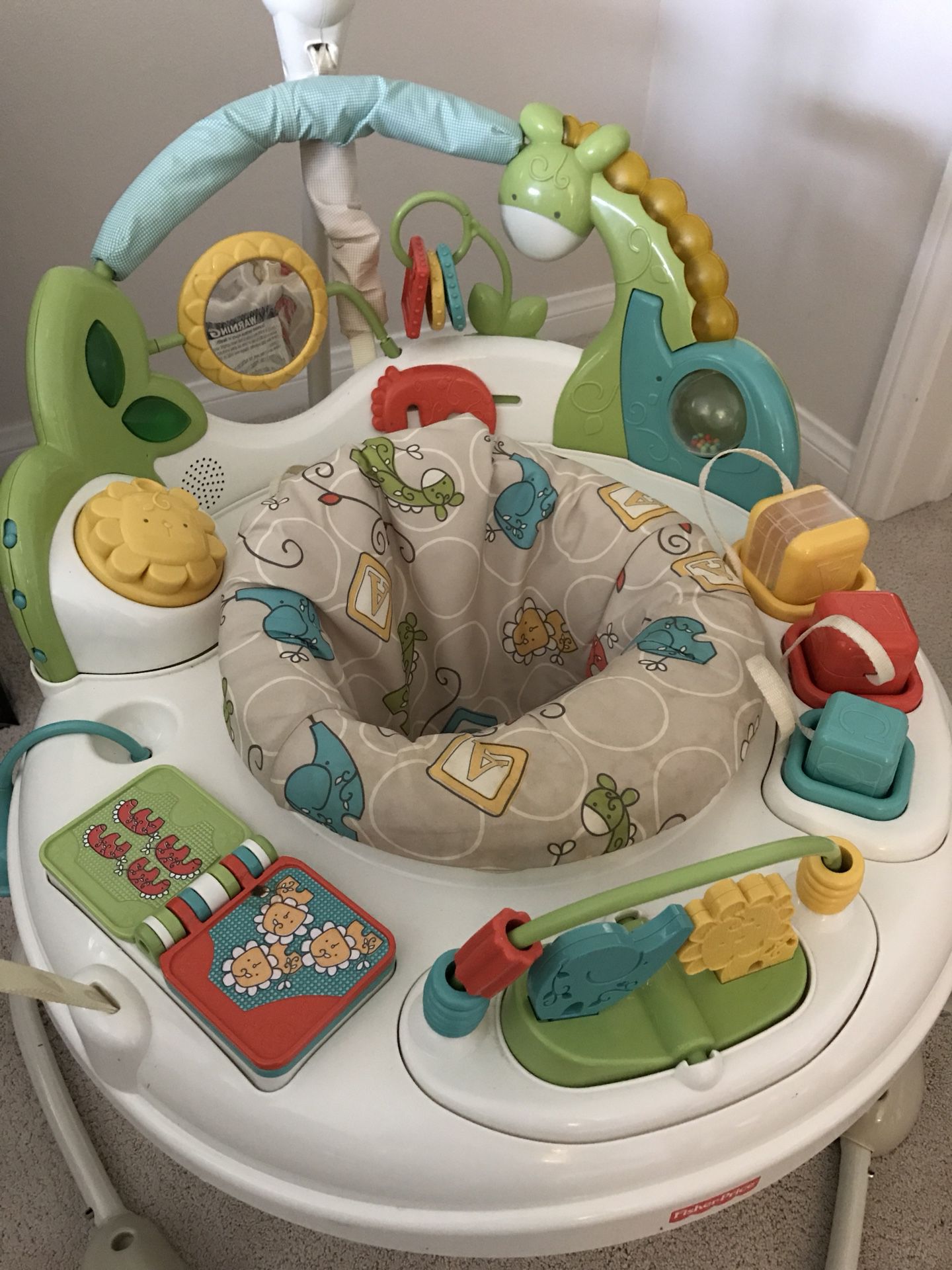 Fisher-Price Baby Bouncer Rainforest Jumperoo Activity Center with Music  Lights Sounds and Developmental Toys for Sale in Valley Stream, NY - OfferUp