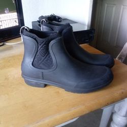 UGG black Rubber Booties Size Usa 11 Women 