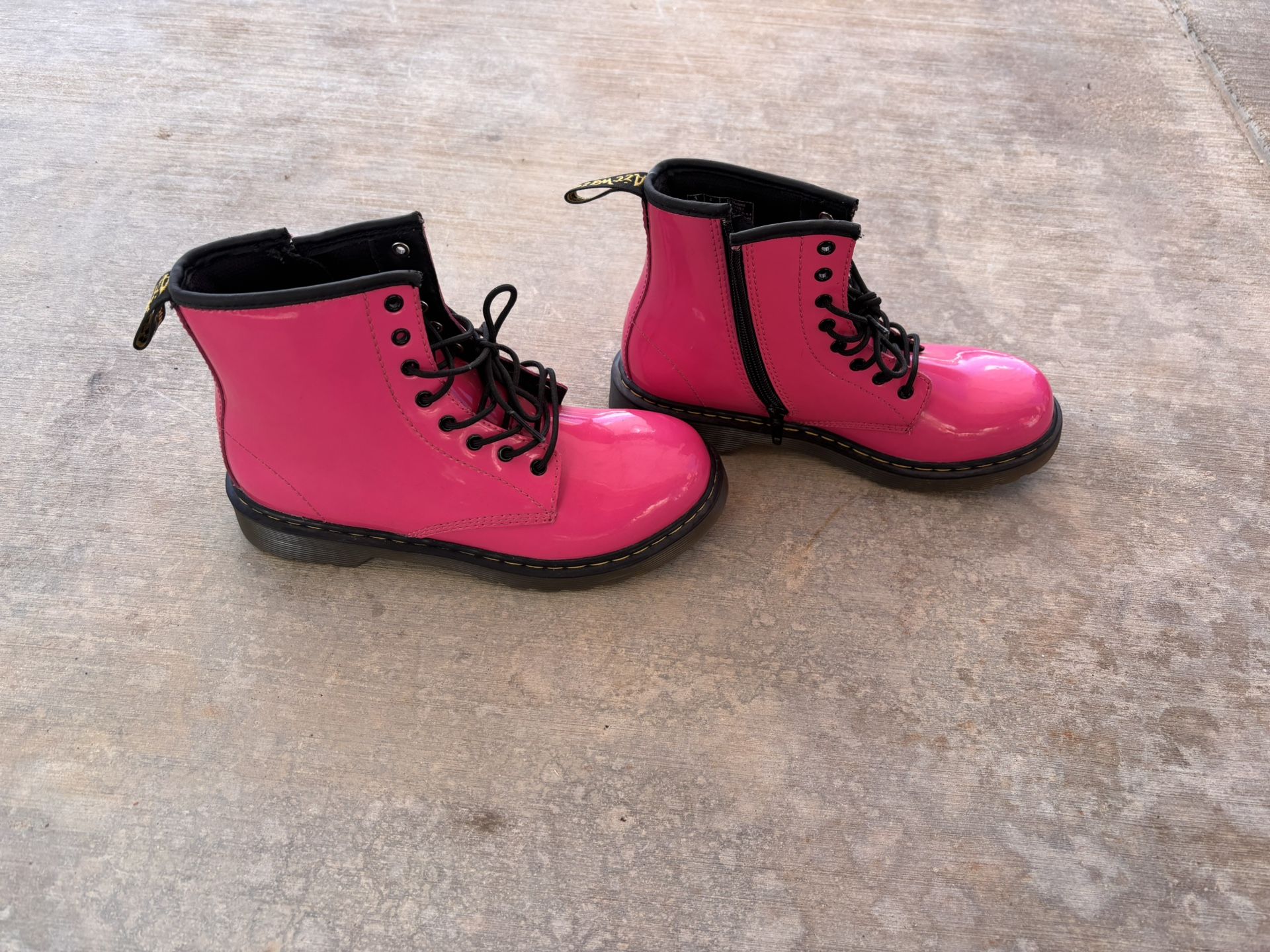 Hot Pink Doc Martens Boots In East Palmdale